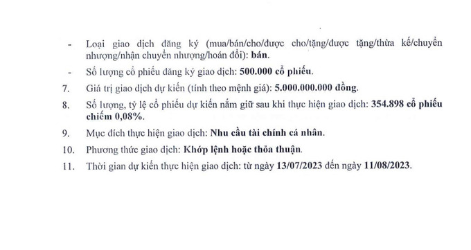 Vợ Chủ tịch Ban Kiểm toán Cen Land bán nửa triệu cổ phiếu dù mã này tăng gần 40% Vợ Chủ tịch Ban Kiểm toán Cen Land bán nửa triệu cổ phiếu dù mã này tăng gần 40%