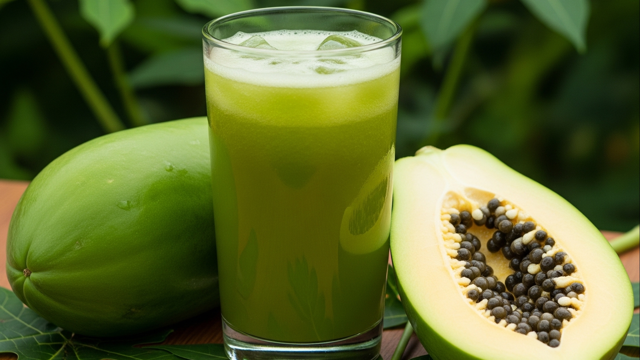 4 lý do nên uống nước ép đu đủ xanh