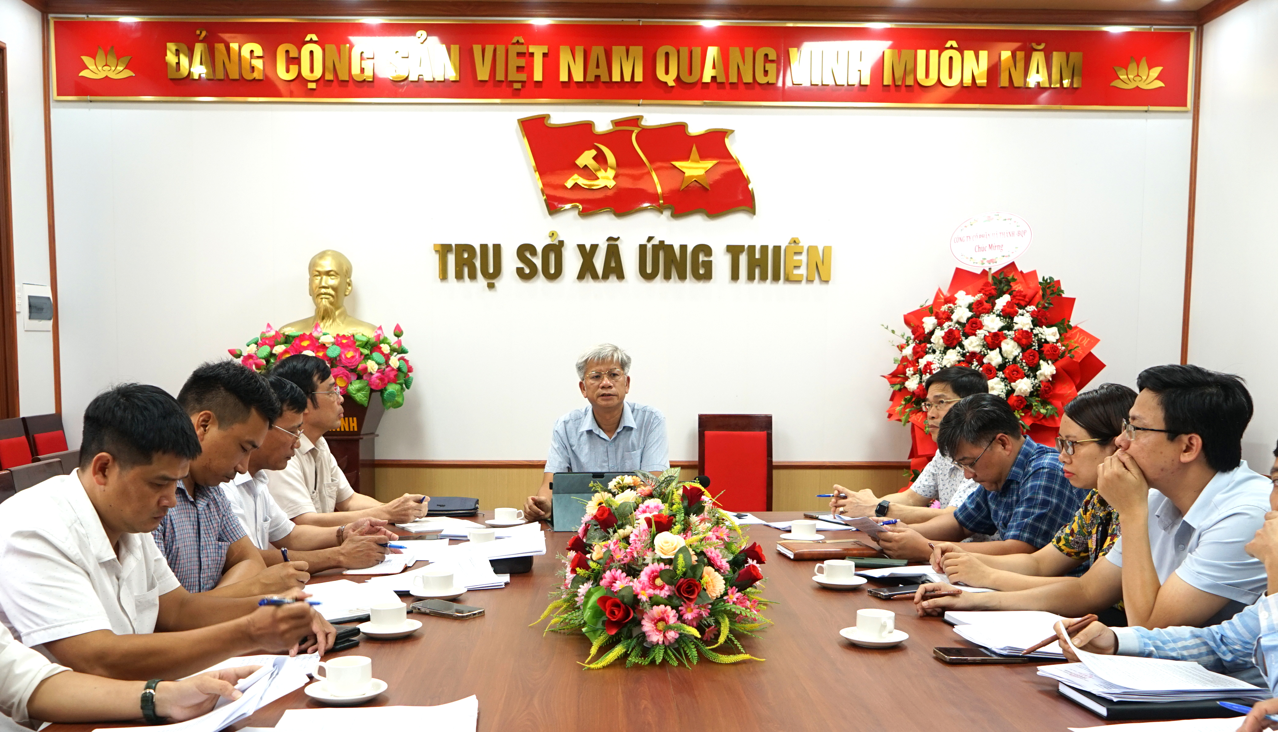 Xã Ứng Thiên tháo gỡ khó khăn, đẩy nhanh tiến độ Cụm công nghiệp Xà Cầu, Cầu Bầu - Giai đoạn 2 Xã Ứng Thiên tháo gỡ khó khăn, đẩy nhanh tiến độ Cụm công nghiệp Xà Cầu, Cầu Bầu - Giai đoạn 2