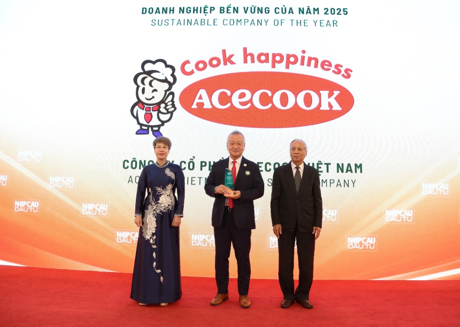 Acecook Việt Nam được vinh danh Top 50 Doanh nghiệp phát triển bền vững tiêu biểu 2025 Acecook Việt Nam được vinh danh Top 50 Doanh nghiệp phát triển bền vững tiêu biểu 2025