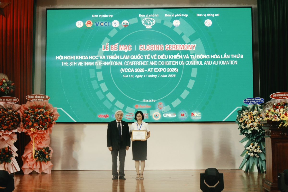 VCCA 2026 trao giải Best Paper cho 1 giải Nhất, 2 giải Nhì và 1 giải Ba VCCA 2026 trao giải Best Paper cho 1 giải Nhất, 2 giải Nhì và 1 giải Ba