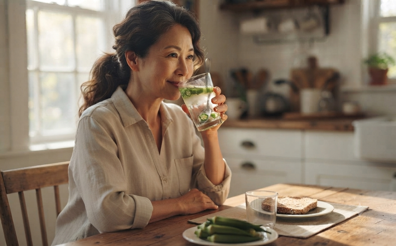 6 lợi ích sức khỏe khi uống nước đậu bắp mỗi sáng