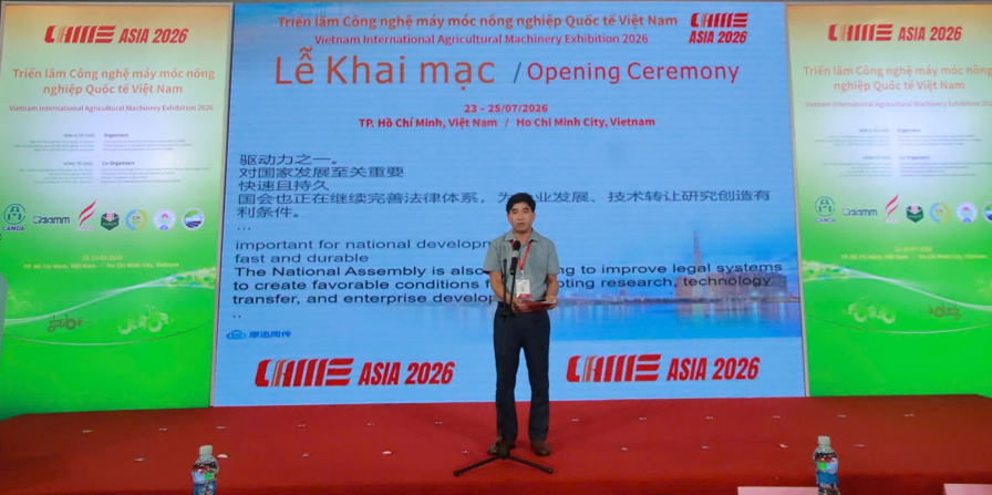 Khai mạc CIAME Asia Vietnam 2026: Đưa công nghệ nông nghiệp thế giới đến gần hơn với Việt Nam Khai mạc CIAME Asia Vietnam 2026: Đưa công nghệ nông nghiệp thế giới đến gần hơn với Việt Nam