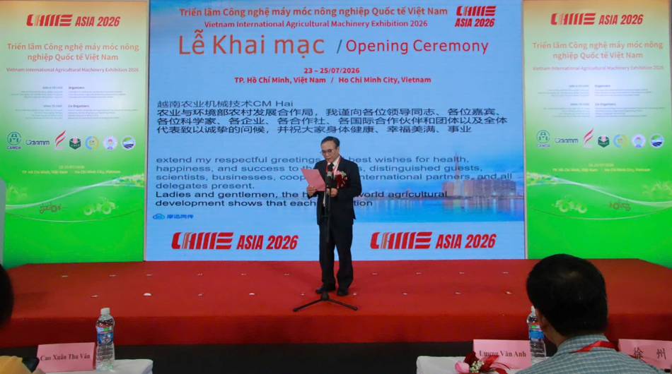 Khai mạc CIAME Asia Vietnam 2026: Đưa công nghệ nông nghiệp thế giới đến gần hơn với Việt Nam Khai mạc CIAME Asia Vietnam 2026: Đưa công nghệ nông nghiệp thế giới đến gần hơn với Việt Nam