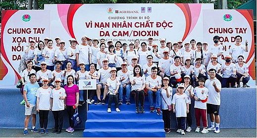 Agribank đồng hành chương trình vì nạn nhân chất độc màu da cam/dioxin