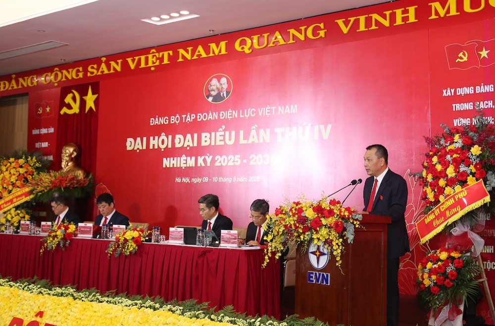 Đại hội Đảng bộ EVN lần thứ IV: Quyết tâm bứt phá trong kỷ nguyên mới Đại hội Đảng bộ EVN lần thứ IV: Quyết tâm bứt phá trong kỷ nguyên mới