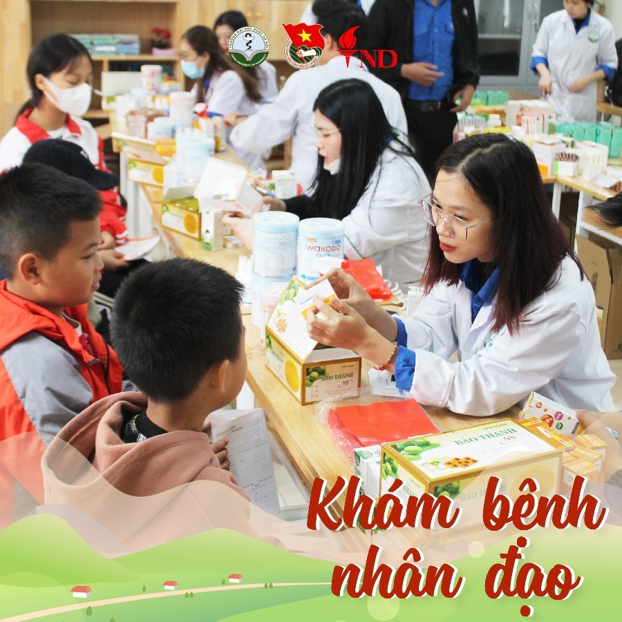 Đoàn Cán bộ - Sinh viên Trường ĐHDHN khám chữa bệnh phát thuốc miễn phí cho đồng bào miền núi năm 2024 Đoàn Cán bộ - Sinh viên Trường ĐHDHN khám chữa bệnh phát thuốc miễn phí cho đồng bào miền núi năm 2024