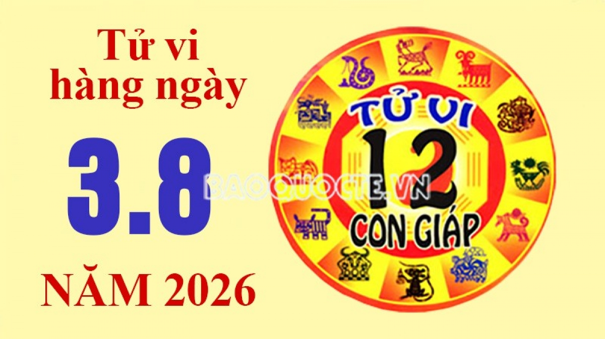 Tử vi hôm nay, xem tử vi 12 con giáp hôm nay ngày 3/8/2026: Tuổi Mùi tài lộc thăng hoa
