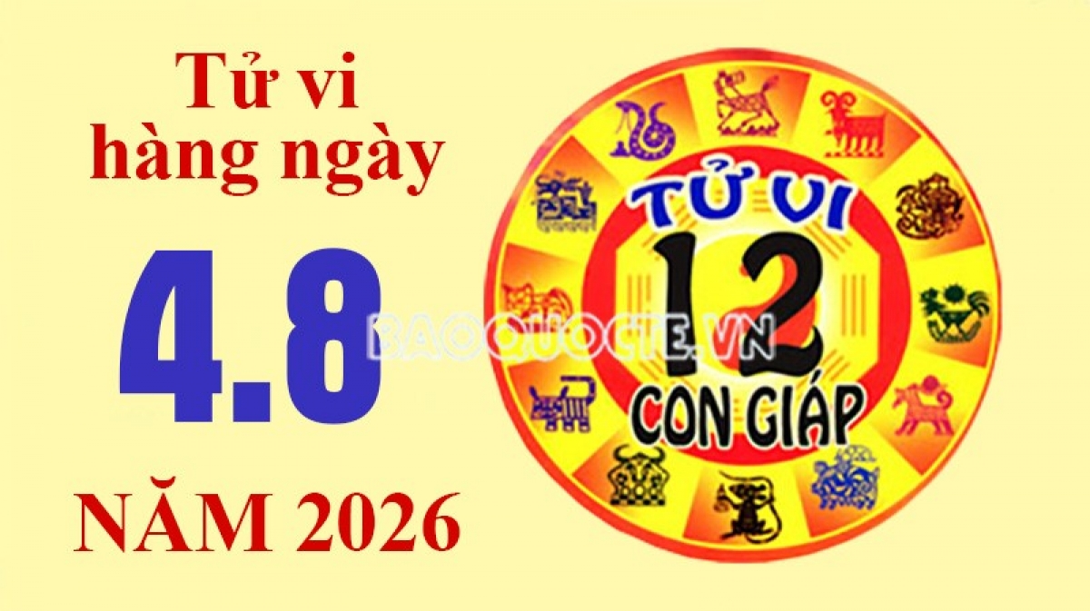 Tử vi hôm nay, xem tử vi 12 con giáp hôm nay ngày 4/8/2026: Tuổi Tuất khởi nghiệp thuận lợi