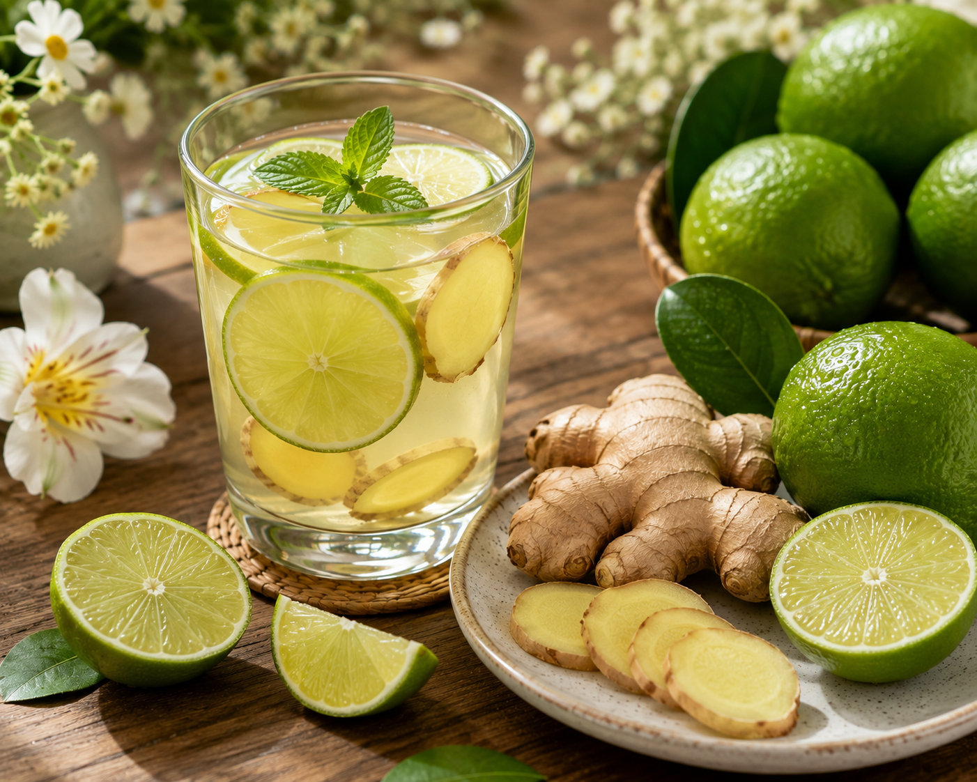 Lợi ích của nước chanh gừng Lợi ích của nước chanh gừng