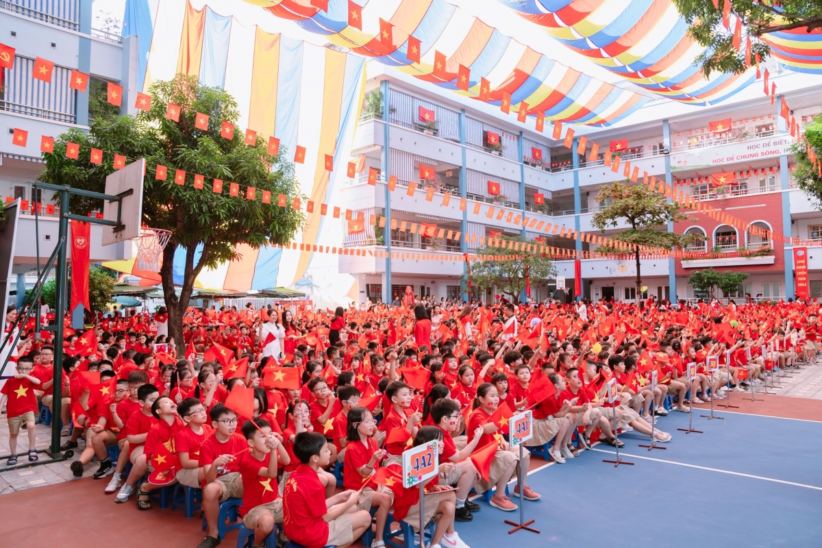 “Học chủ động – Sống tự tin": Thông điệp từ Lễ Khai giảng Trường Tiểu học Đoàn Thị Điểm - Hà Nội “Học chủ động – Sống tự tin