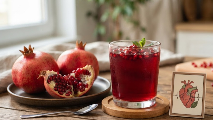Cách uống nước ép lựu tốt cho tim mạch