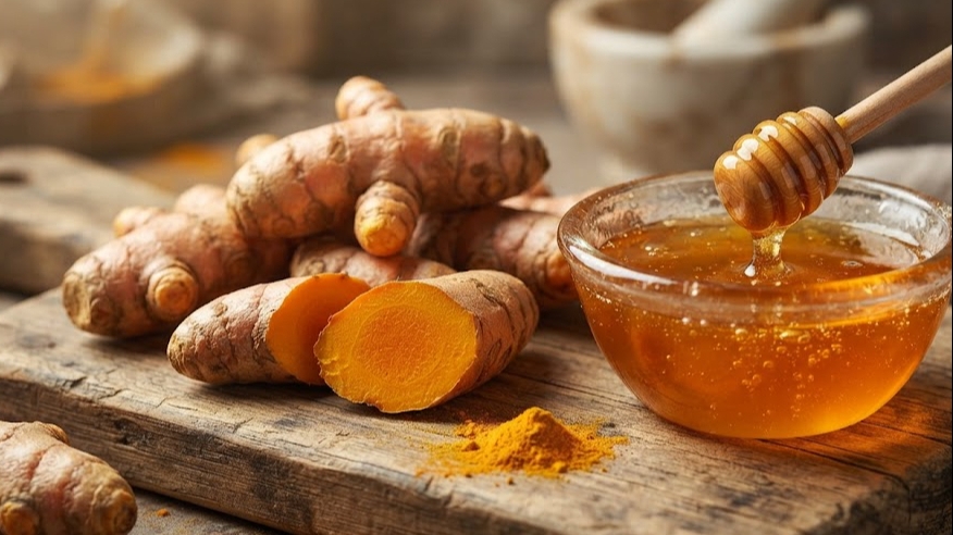 Cách làm mờ nám, tàn nhang bằng nghệ tươi và mật ong