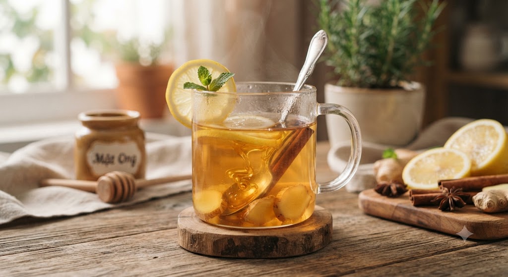 4 lợi ích khi uống nước chanh gừng mật ong vào mùa thu 4 lợi ích khi uống nước chanh gừng mật ong vào mùa thu