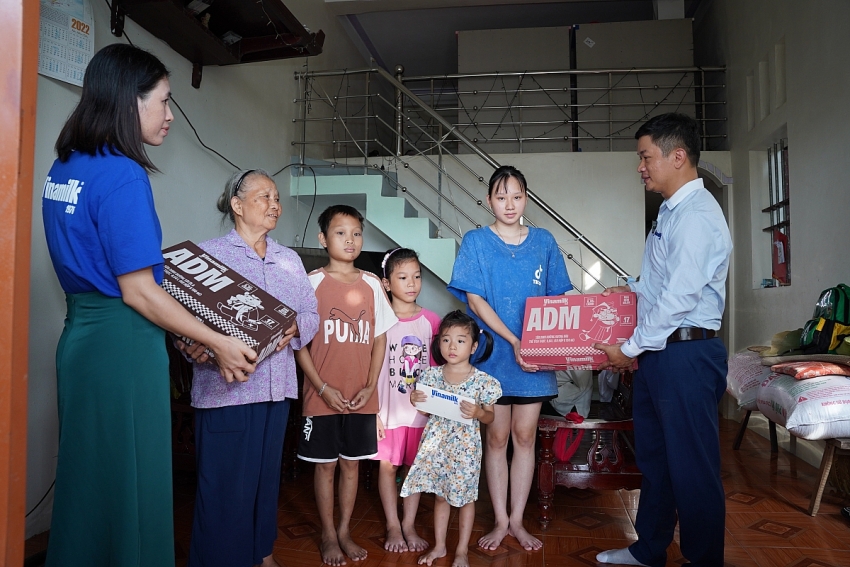 Vinamilk và hành trình sẻ chia với người dân hậu thiên tai