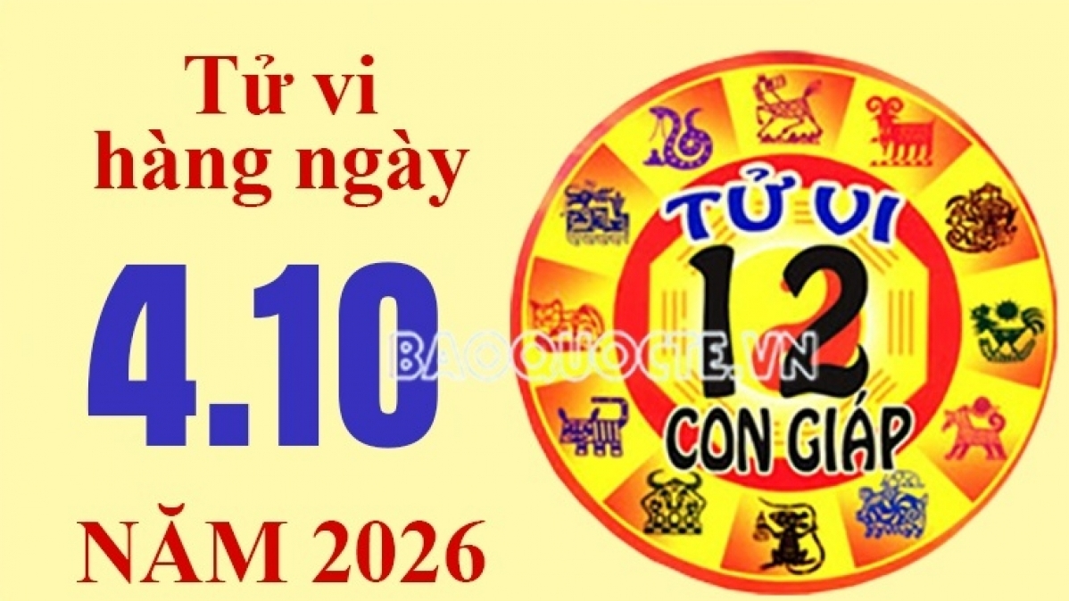Tử vi hôm nay, xem tử vi 12 con giáp hôm nay ngày 4/10/2026: Tuổi Hợi tình cảm mâu thuẫn