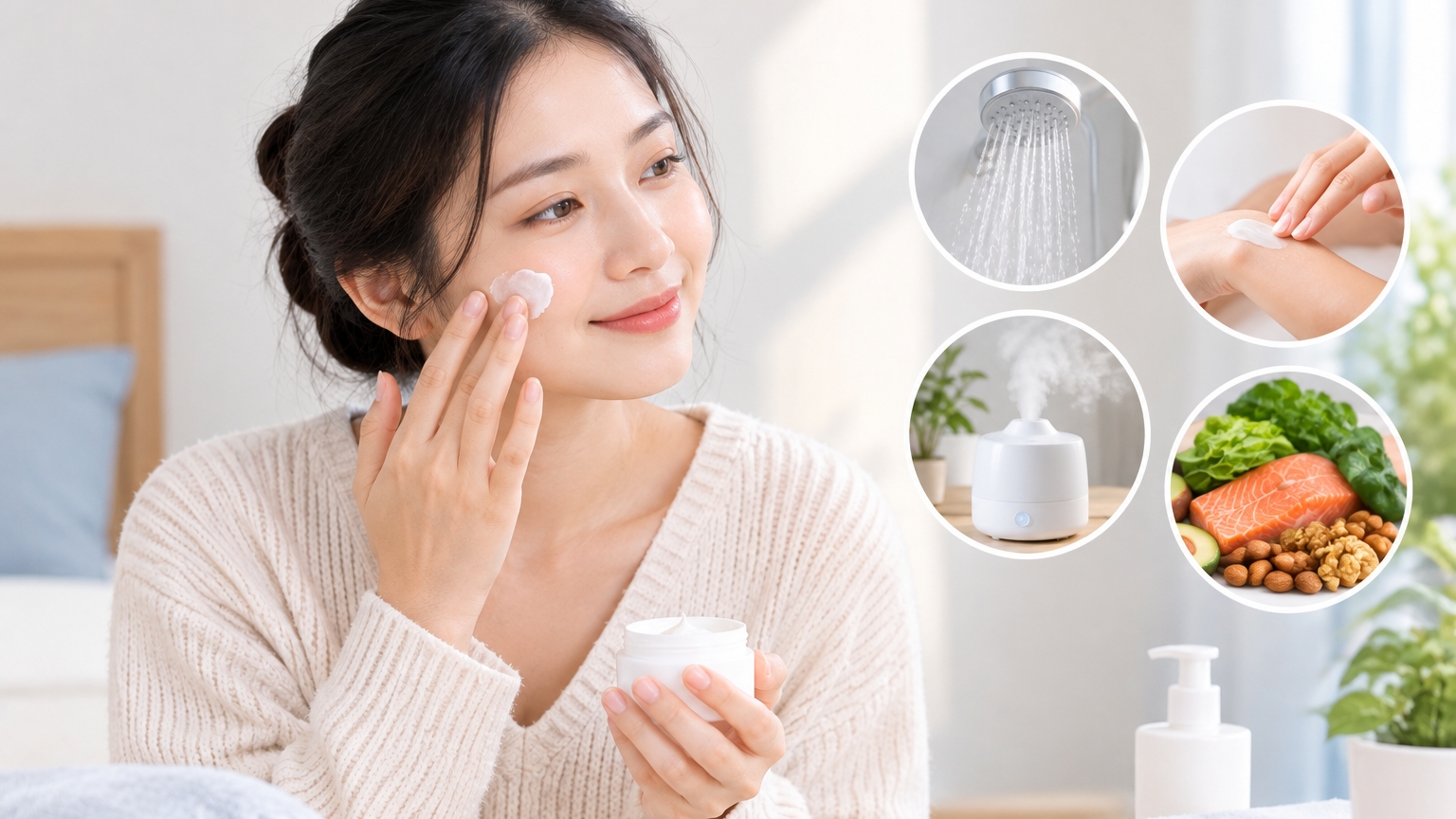 Cách chăm sóc da khô ngứa khi trời hanh khô