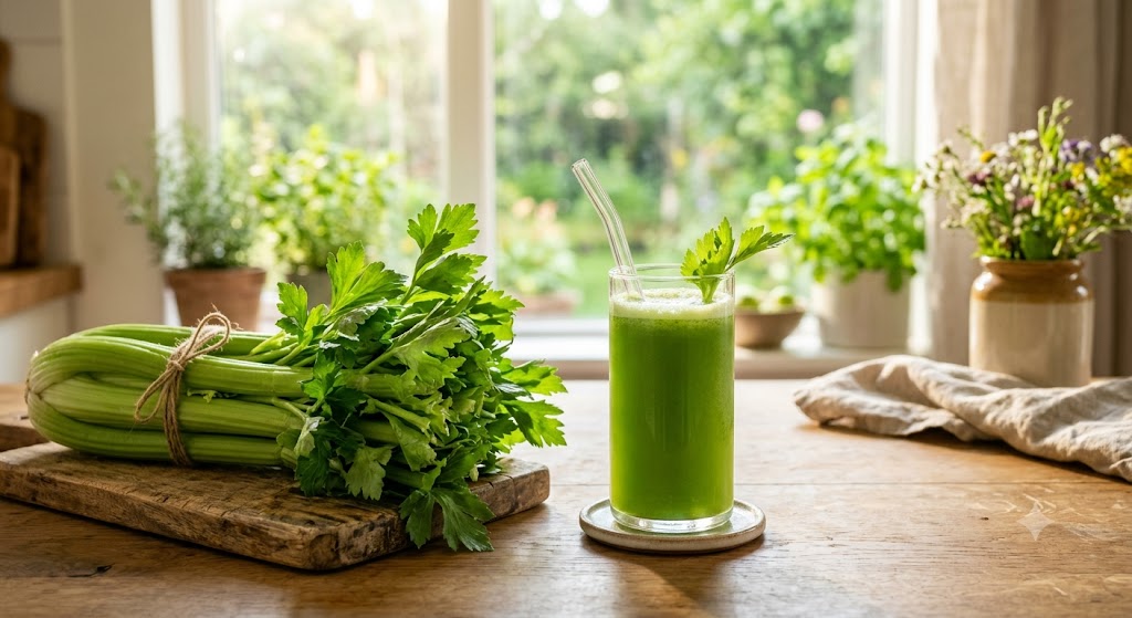 5 lợi ích sức khỏe khi uống nước ép cần tây mỗi ngày
