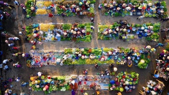 Chợ “chồm hổm” - khu chợ độc đáo ở miền Tây