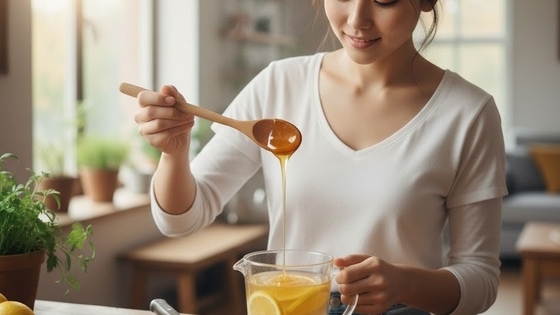 Uống mật ong chanh gừng vào buổi sáng hay buổi tối có lợi hơn?