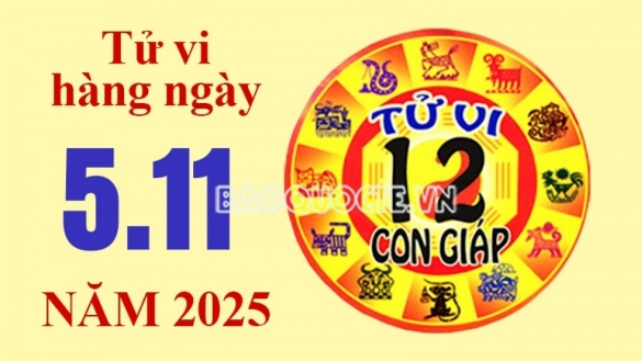 Tử vi hôm nay, xem tử vi 12 con giáp hôm nay ngày 5/11/2025: Tuổi Tuất tài lộc vượng phát