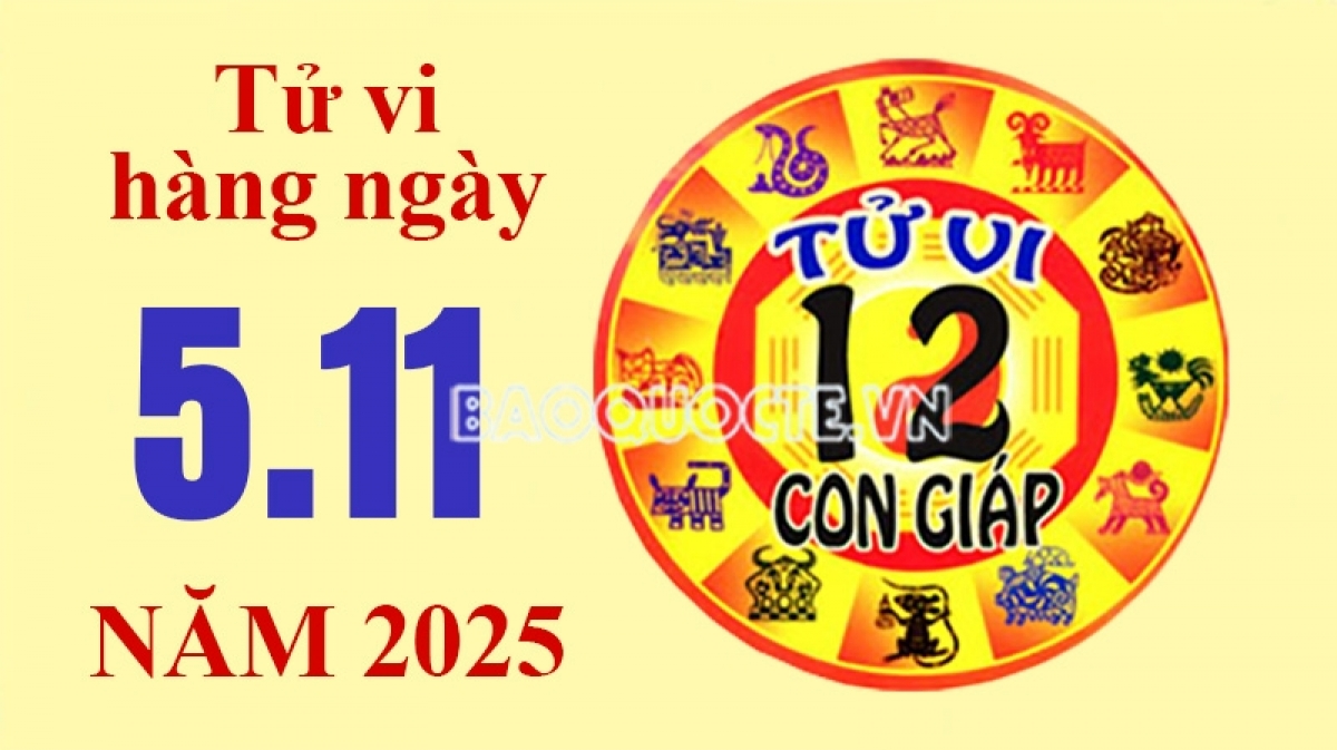 Tử vi hôm nay, xem tử vi 12 con giáp hôm nay ngày 5/11/2025: Tuổi Tuất tài lộc vượng phát