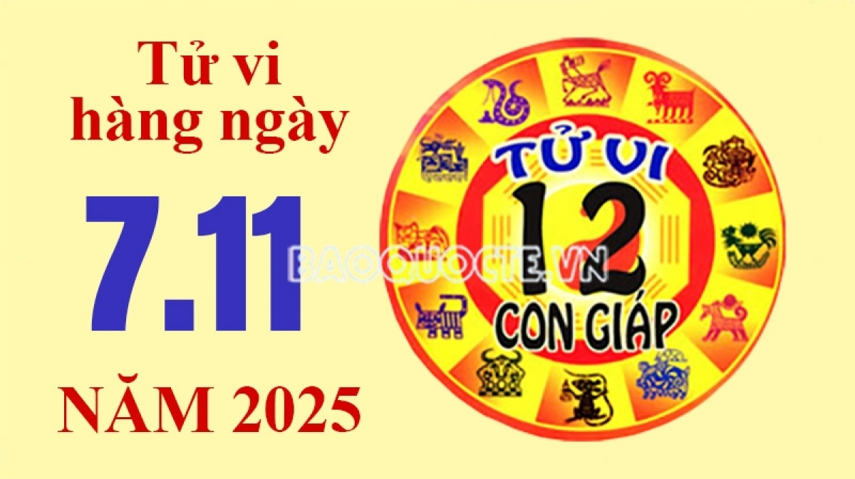 Tử vi hôm nay, xem tử vi 12 con giáp hôm nay ngày 7/11/2025: Tuổi Tỵ hao tài tốn của Tử vi hôm nay, xem tử vi 12 con giáp hôm nay ngày 7/11/2025: Tuổi Tỵ hao tài tốn của