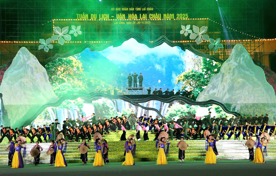 Đặc sắc đêm khai mạc Tuần Du lịch - Văn hóa Lai Châu năm 2025 Đặc sắc đêm khai mạc Tuần Du lịch - Văn hóa Lai Châu năm 2025