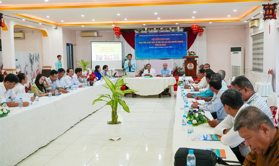 Bảo tồn và phát huy lễ hội Cầu an của đồng bào Khmer ở Cà Mau Bảo tồn và phát huy lễ hội Cầu an của đồng bào Khmer ở Cà Mau