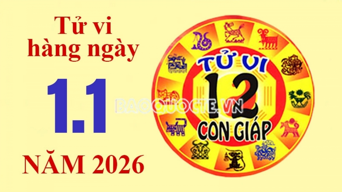 Tử vi hôm nay, xem tử vi 12 con giáp hôm nay ngày 1/1/2026: Tuổi Dần buôn may bán đắt