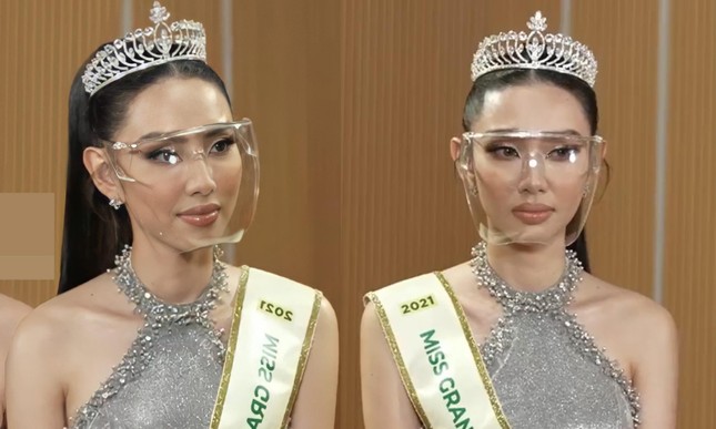 Thuỳ Ti&ecirc;n khoe d&aacute;ng sexy, 'bắn' tiếng Th&aacute;i trong buổi nhận sash Miss Grand Vietnam 2021 ảnh 4