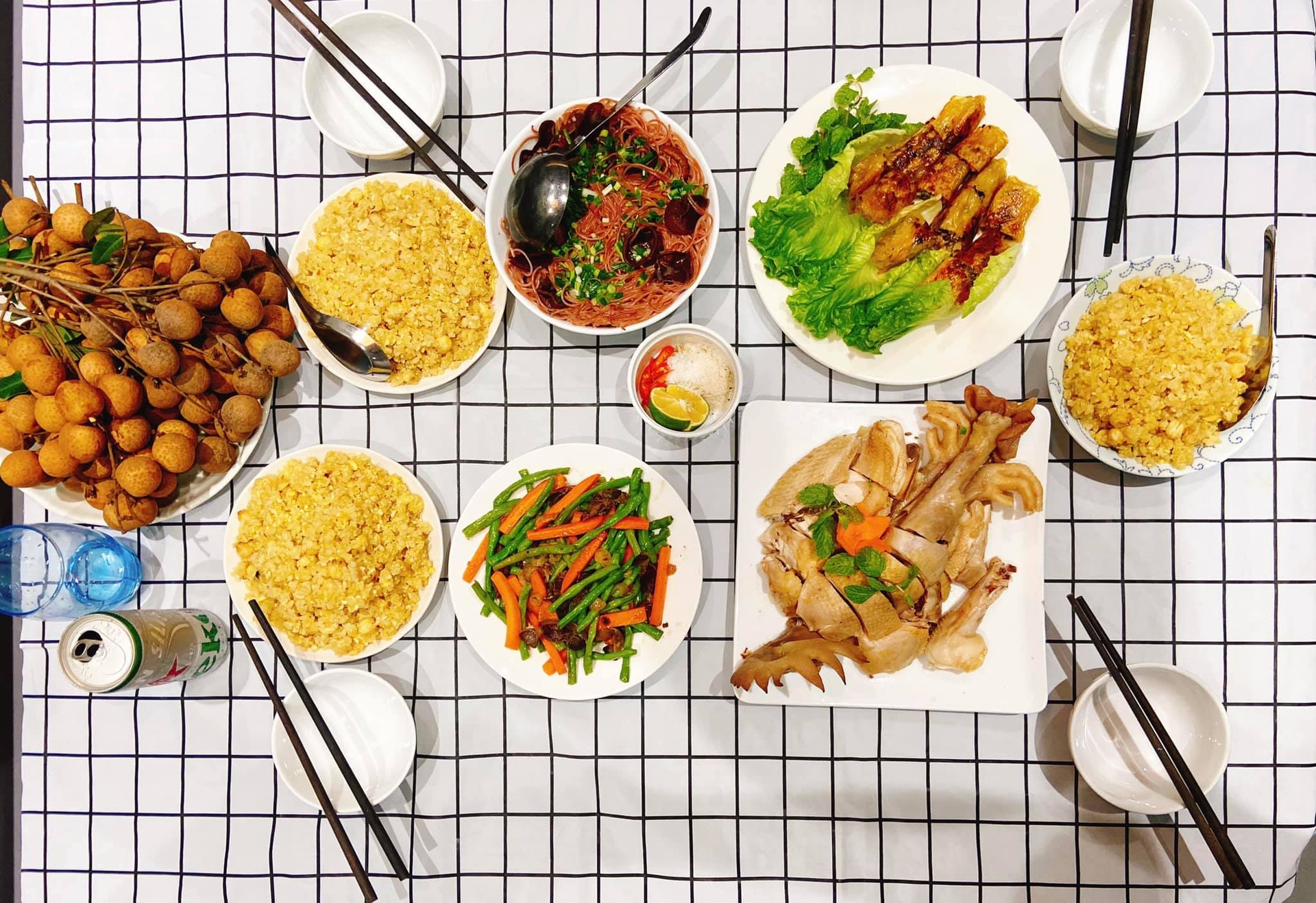 chong nau com cu cham vo anh 1